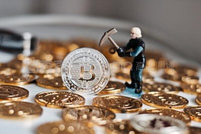 Bitcoin mining farm with rows of ASIC miners operating